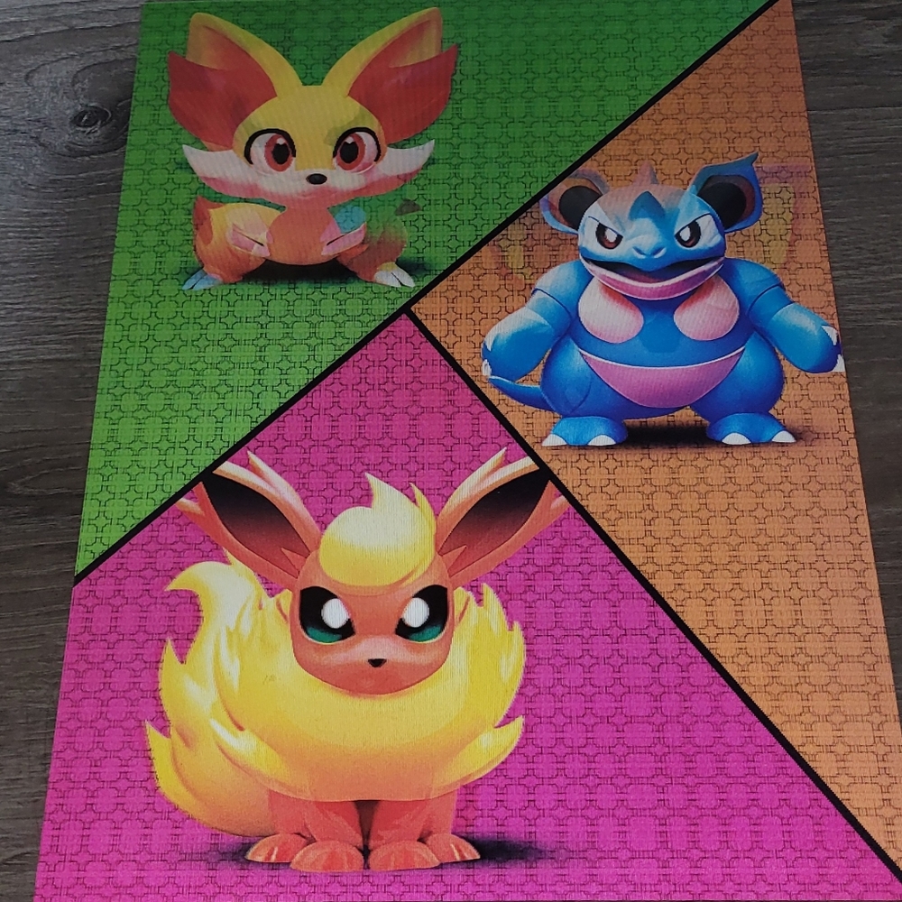 Pokemon Image Changing 3D Holographic Lenticular Poster